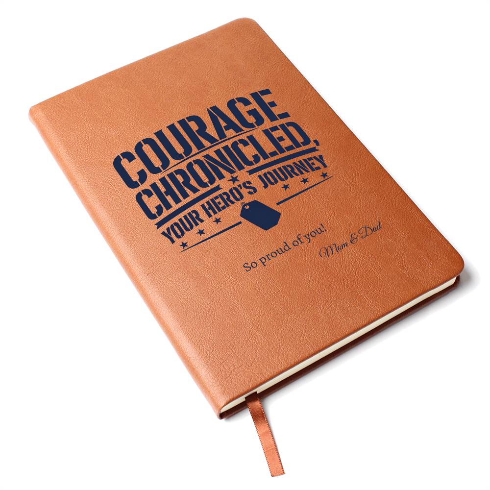 Personalized Journal Gift from Proud Parent to Military Child - Sentimental Gifting