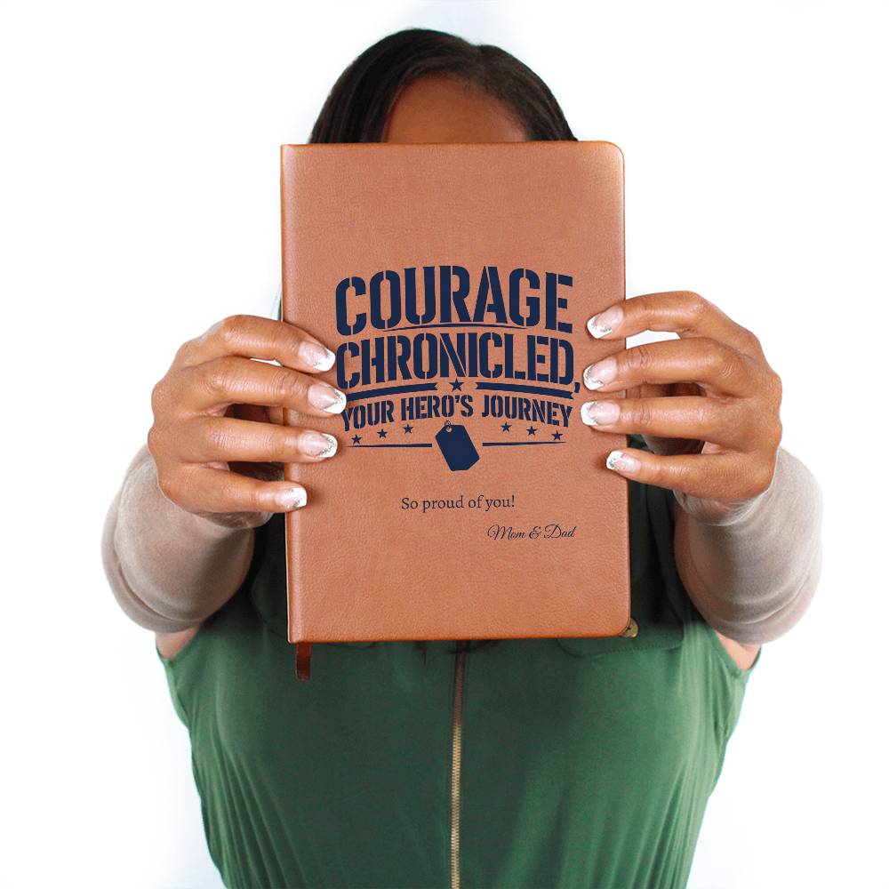 Personalized Journal Gift from Proud Parent to Military Child - Sentimental Gifting