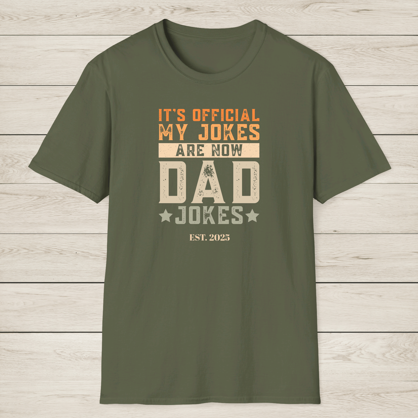 Personalized New Dad Joke T-Shirt - Sentimental Gifting