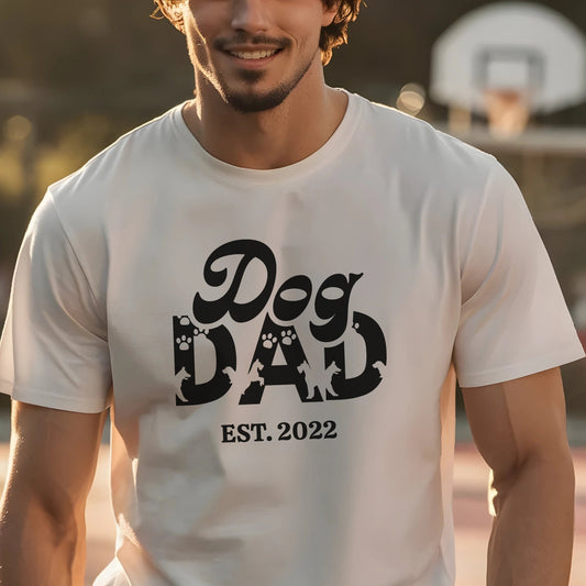 Proud Dog Dad Personalized Shirt - Sentimental Gifting
