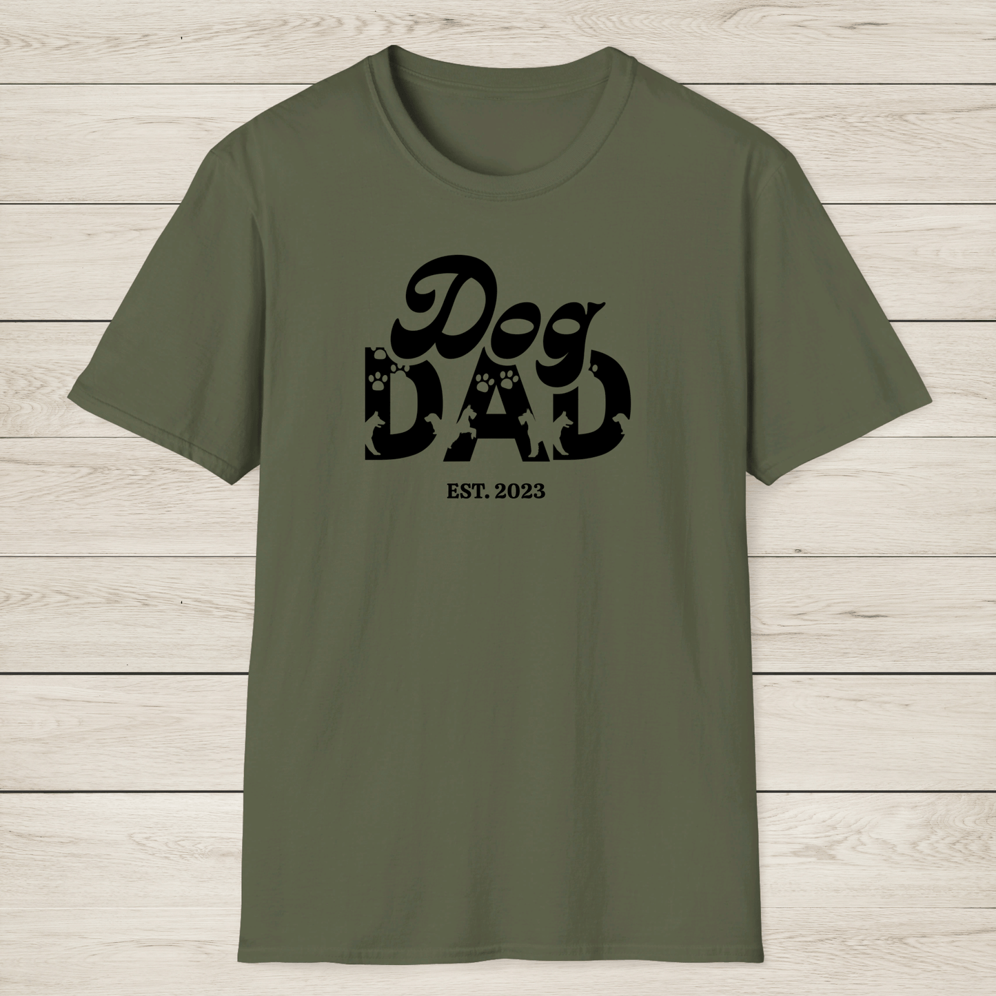 Proud Dog Dad Personalized Shirt - Sentimental Gifting