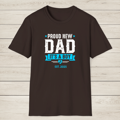 Proud New Dad Shirt – It’s a Boy! - Sentimental Gifting