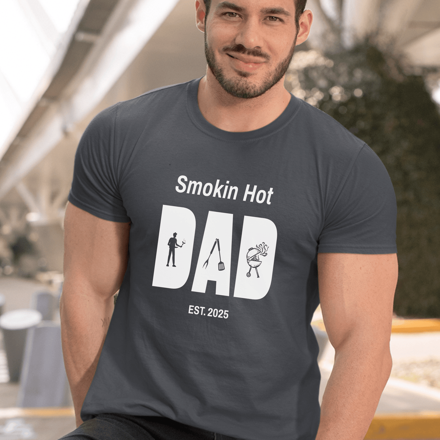 Smokin Hot Dad Shirt Gift for Husband, Dad or Stepdad - Sentimental Gifting