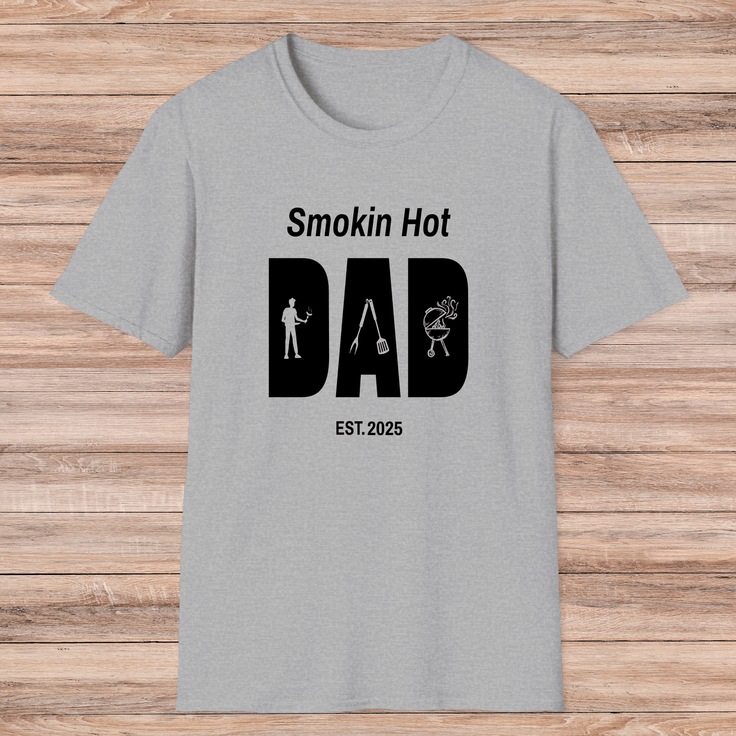 Smokin Hot Dad Shirt Gift for Husband, Dad or Stepdad - Sentimental Gifting
