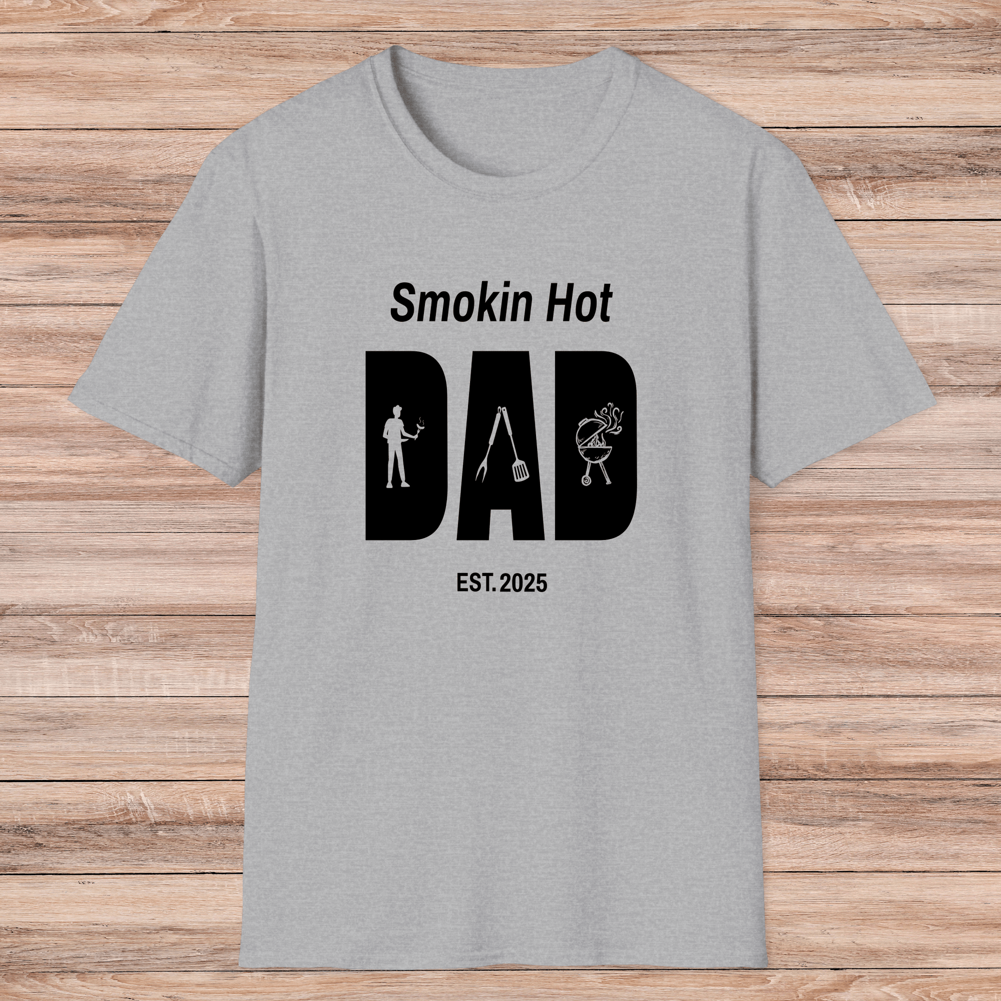 Smokin Hot Dad Shirt Gift for Husband, Dad or Stepdad - Sentimental Gifting
