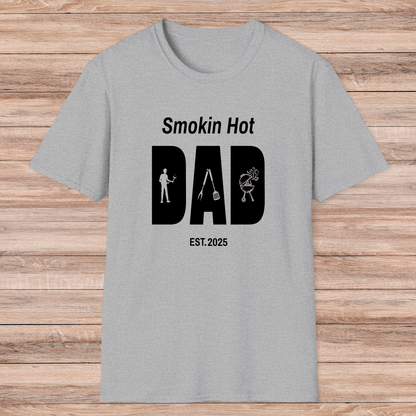 Smokin Hot Dad Shirt Gift for Husband, Dad or Stepdad - Sentimental Gifting