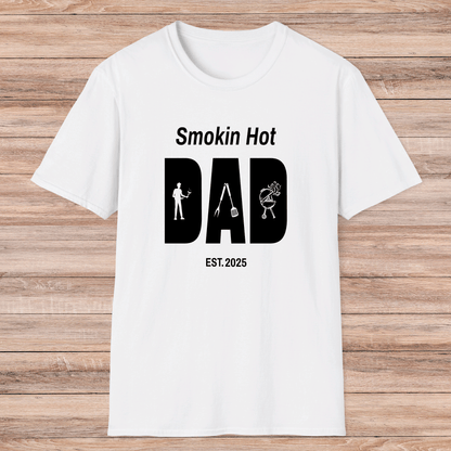 Smokin Hot Dad Shirt Gift for Husband, Dad or Stepdad - Sentimental Gifting