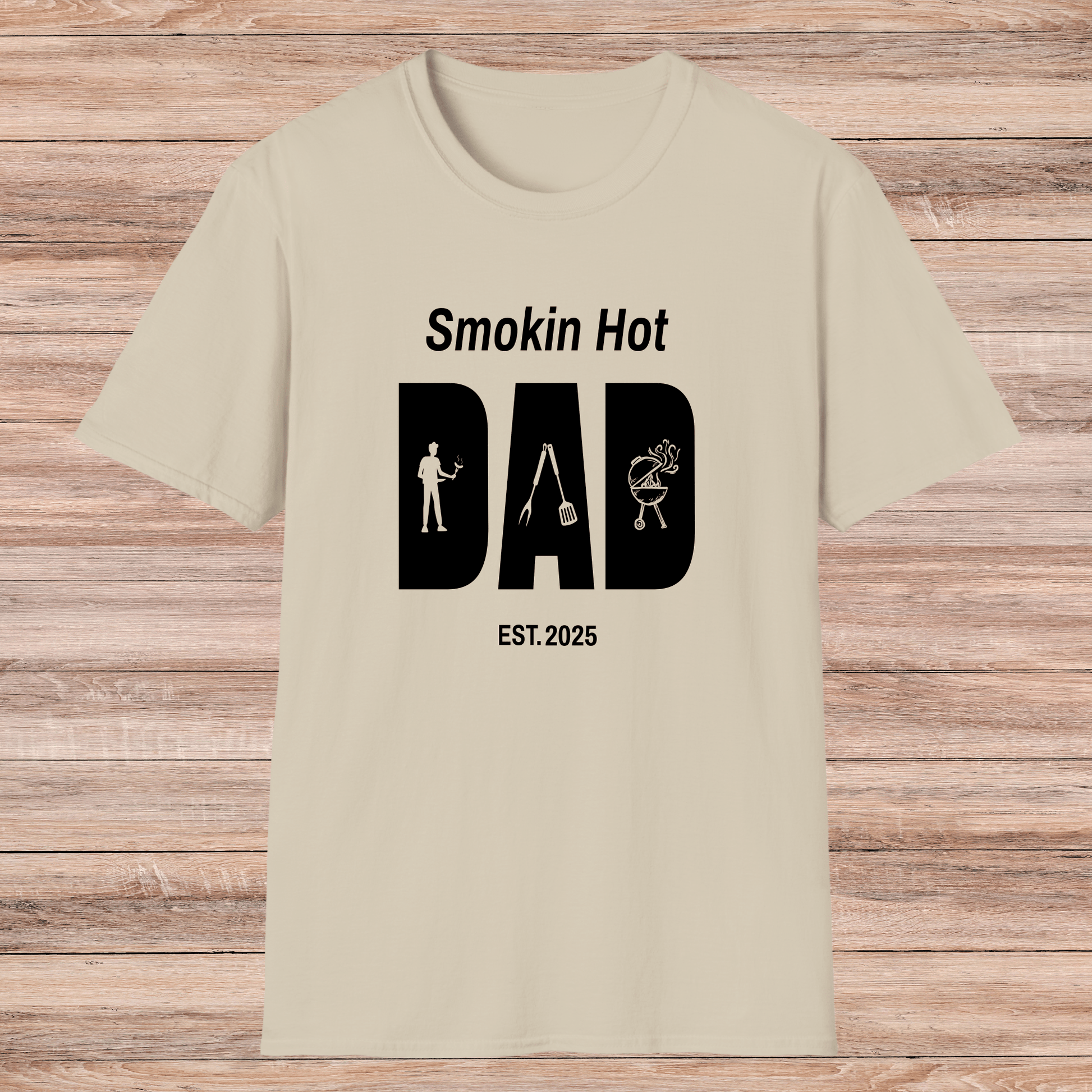 Smokin Hot Dad Shirt Gift for Husband, Dad or Stepdad - Sentimental Gifting