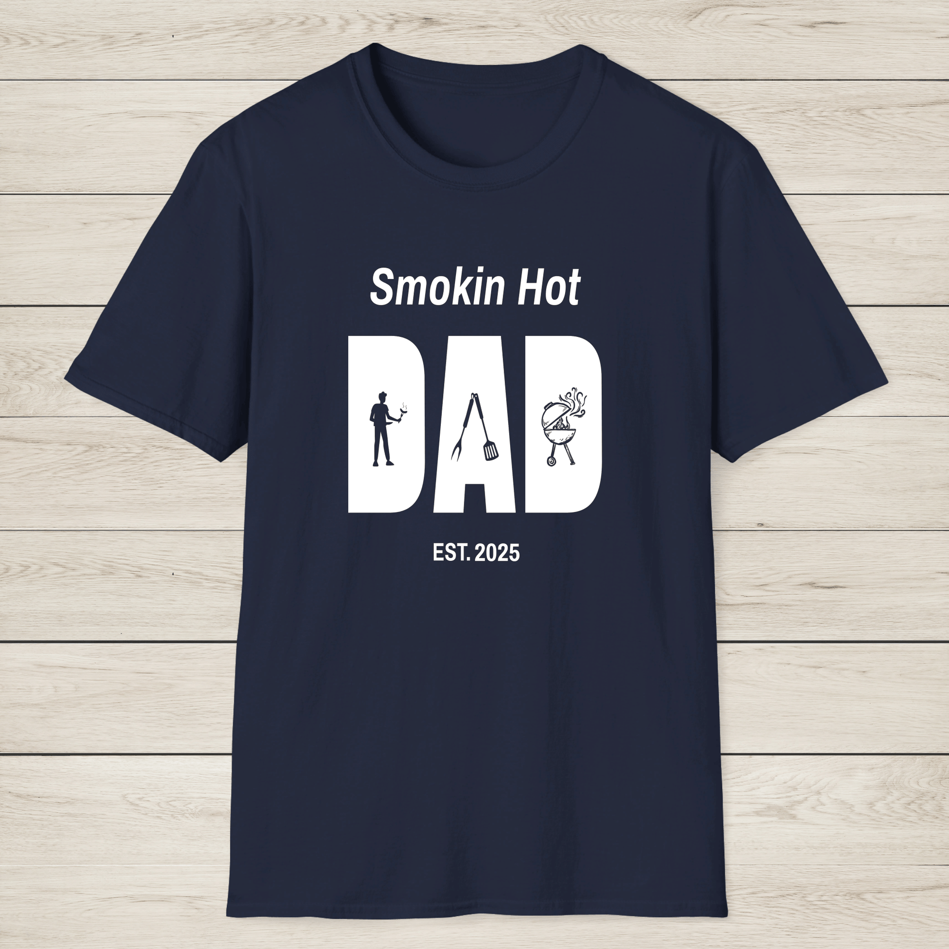 Smokin Hot Dad Shirt Gift for Husband, Dad or Stepdad - Sentimental Gifting