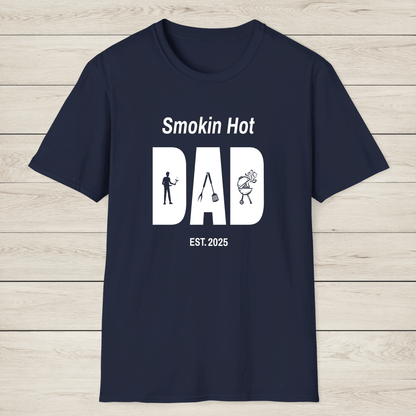 Smokin Hot Dad Shirt Gift for Husband, Dad or Stepdad - Sentimental Gifting