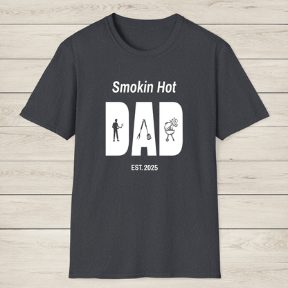 Smokin Hot Dad Shirt Gift for Husband, Dad or Stepdad - Sentimental Gifting