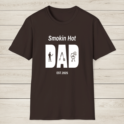 Smokin Hot Dad Shirt Gift for Husband, Dad or Stepdad - Sentimental Gifting